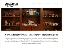 Tablet Screenshot of andersongriggs.com